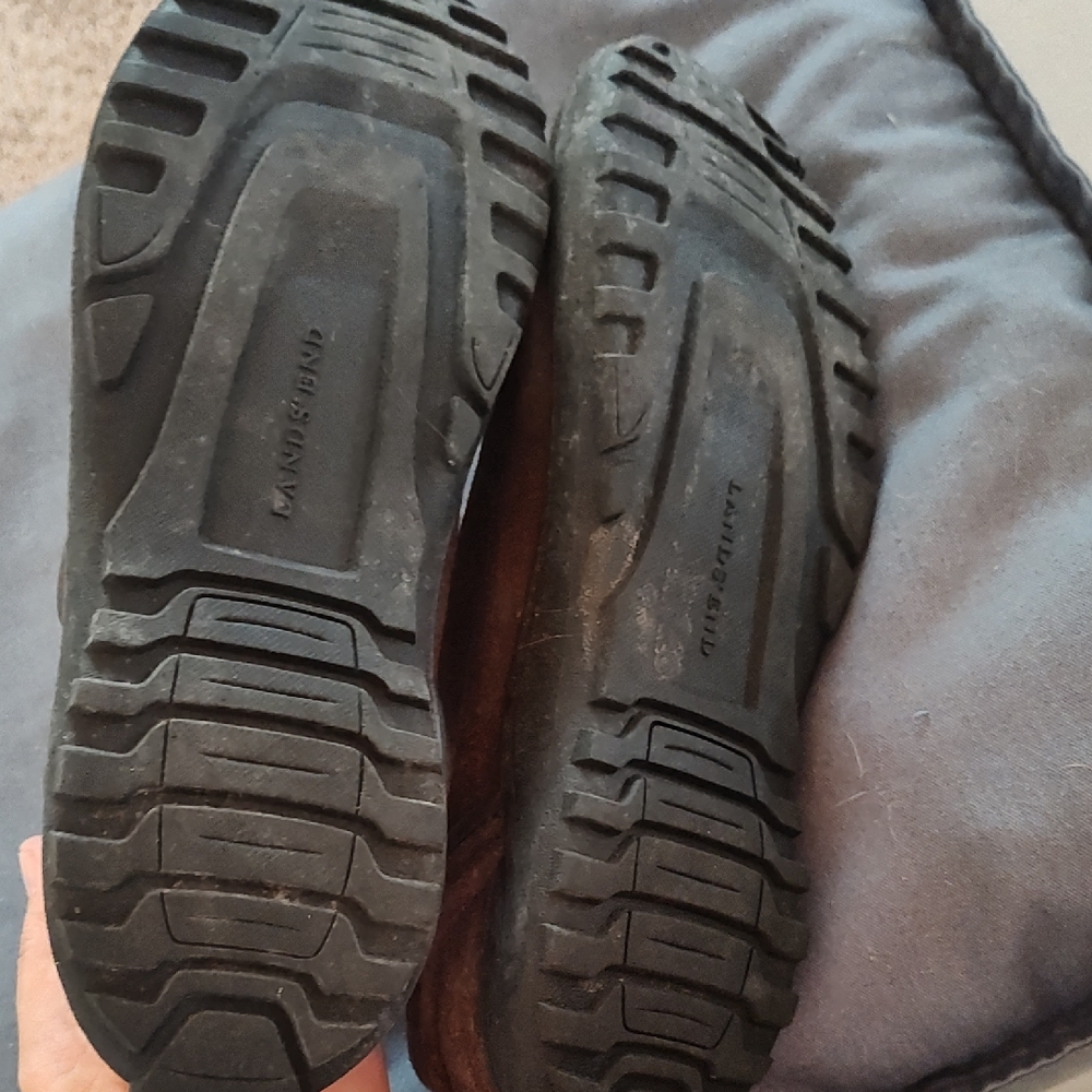 Lands' End Women's Brown Suede Flats - Picture 7 of 8